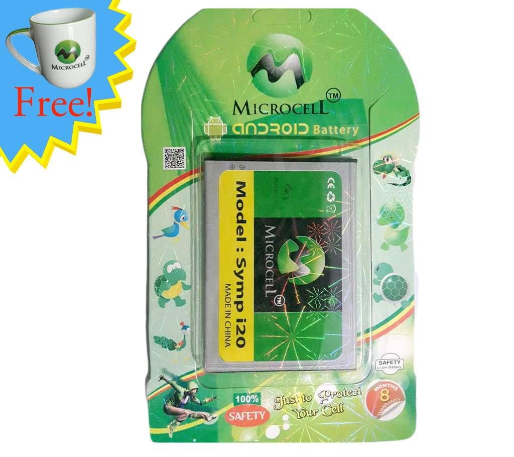Microcell Android Symphony i20 Battery (Mug Free)