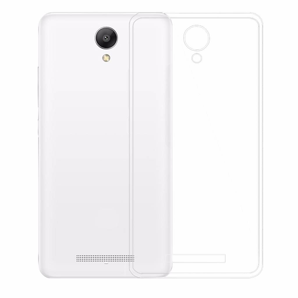 Clear TPU Soft Case For mi note 2- Transparent