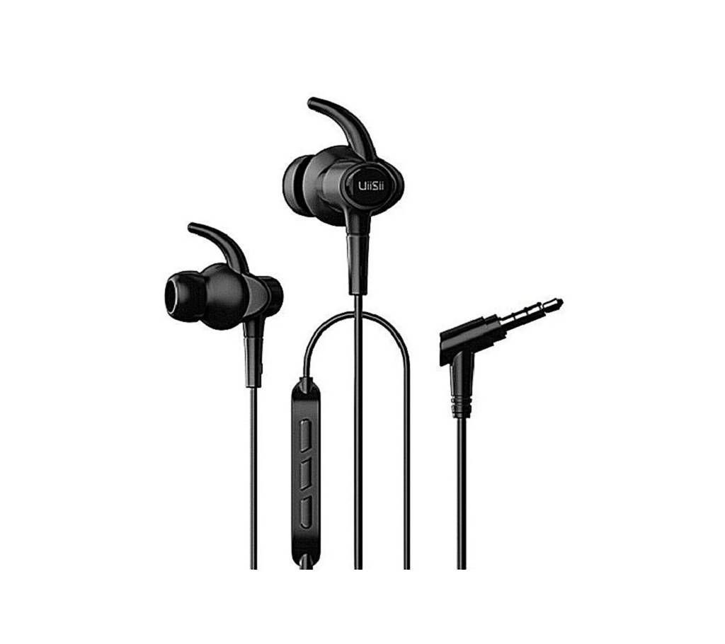 UiiSii Hi-710 - In-Ear Headphones with Mic - Black