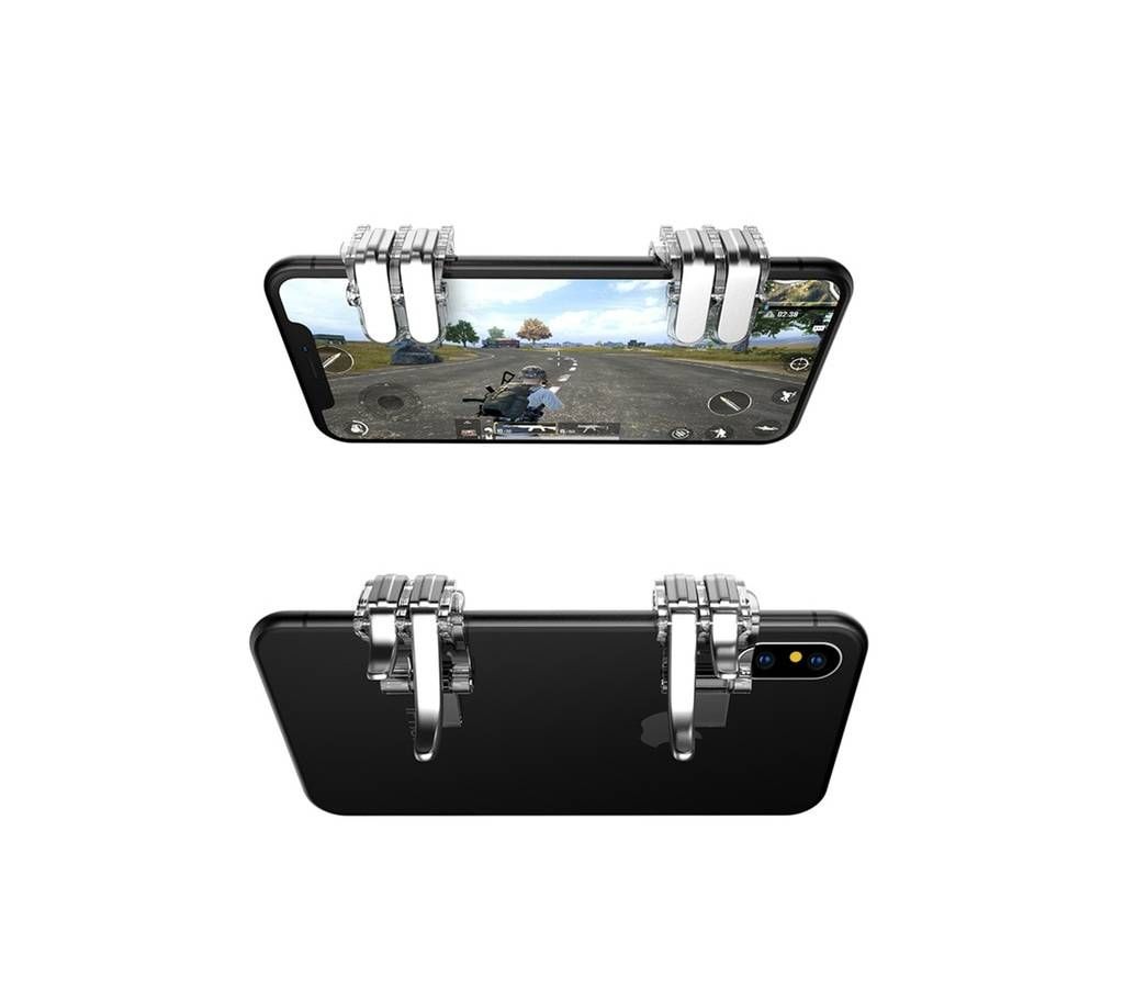 W6 Fire Button for PUBG Mobile Phone Gaming Trigger  Shooter