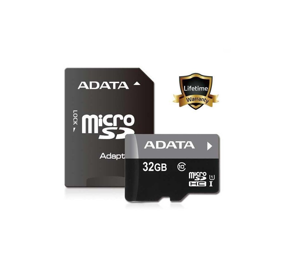 Adata Micro SD Card - 32 GB Black