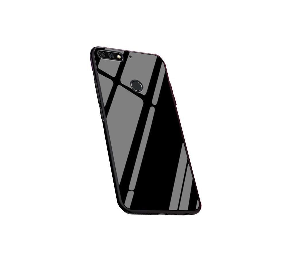 Glass Back Cover For Huawei Y9 ( 2018)- Black