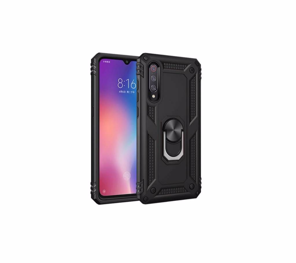 Xiaomi 9 SE Shockproof Armor Magnetic Ring Holder Anti-Fall Cover