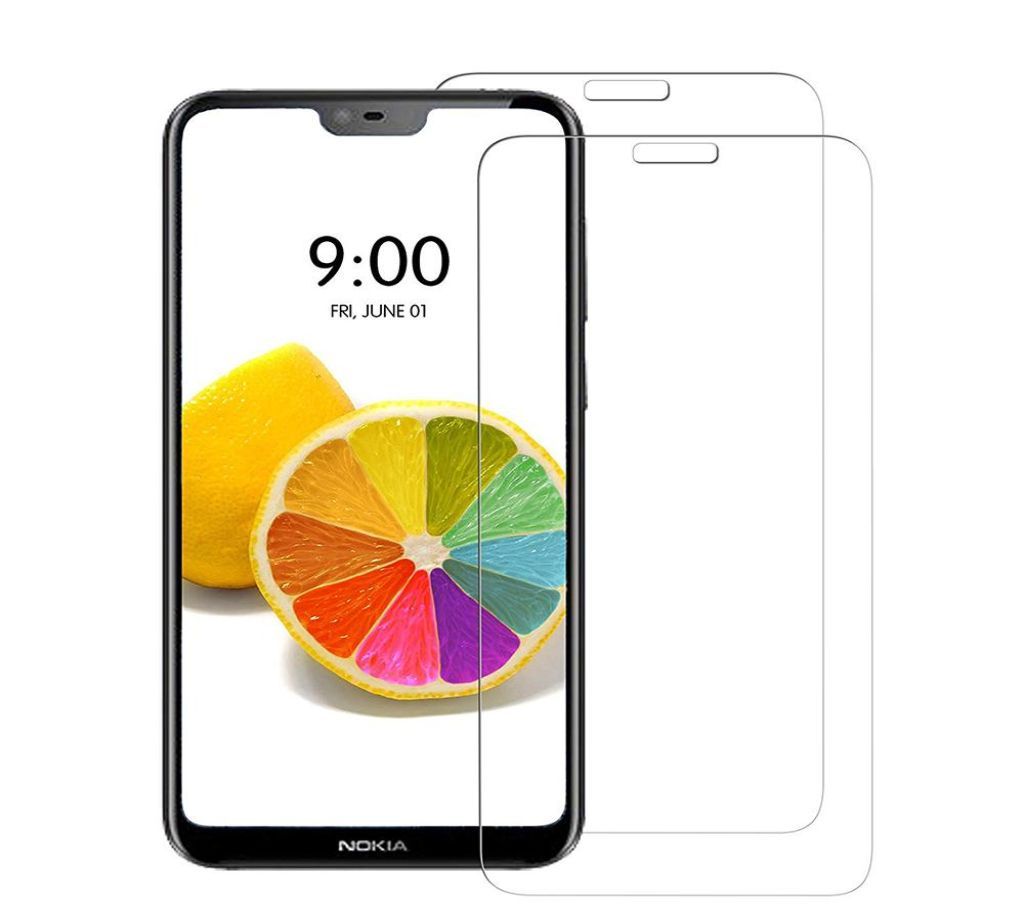 Naxtop Two-pieces Tempered Glass Screen Protectors for Nokia 6.1