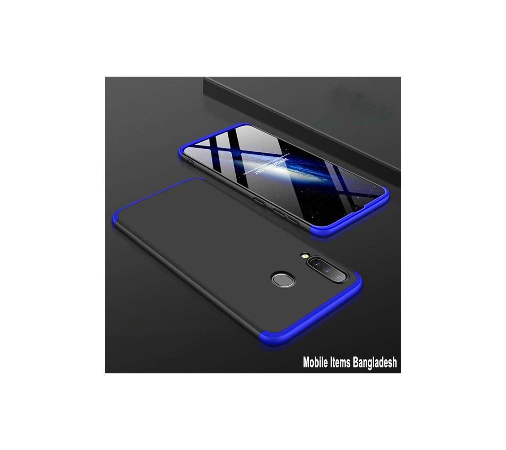 360 Degree Phone Case-Blue And Black For Samsung Galaxy A20 