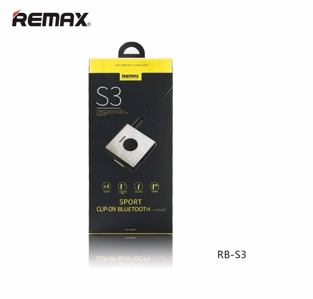 Remax S3 Stereo Bluetooth Earphone