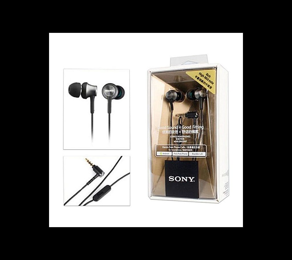 Sony MDR-EX650AP Grey In-Ear Earphones With Mic &