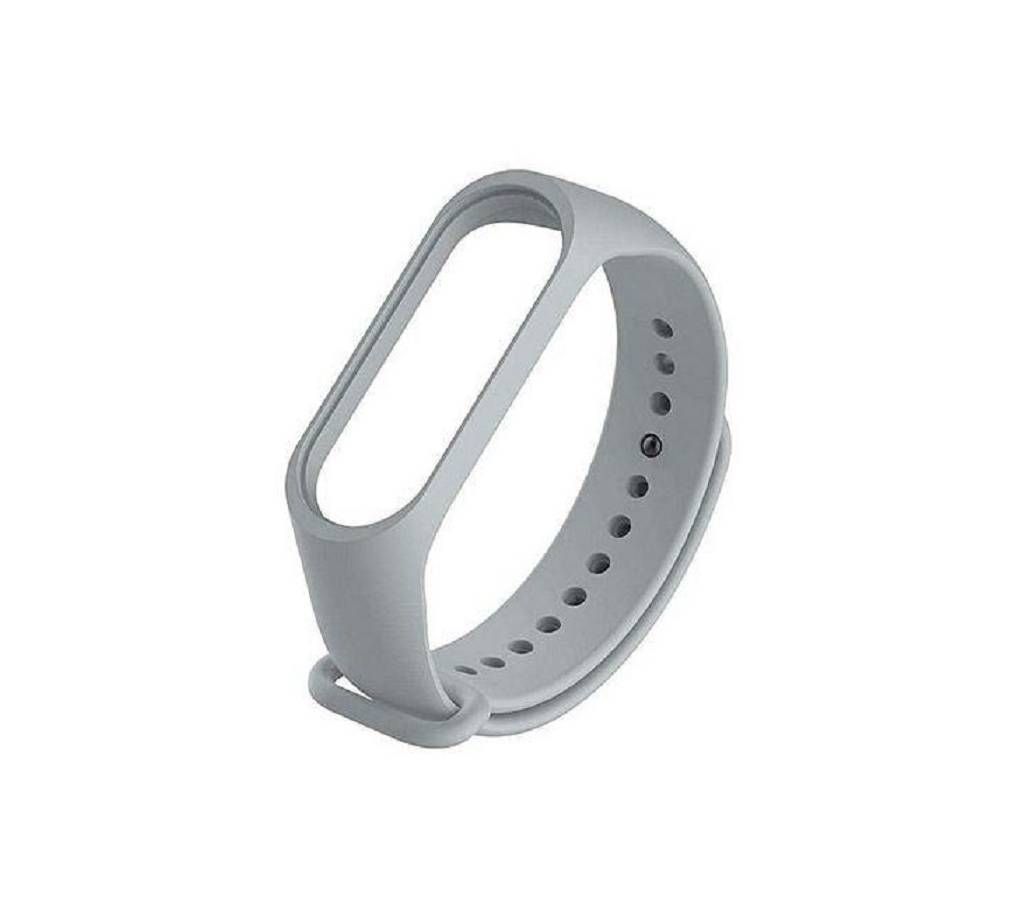 Replaceable Silicone Wrist Strap for Mi Band 3 - Grey
