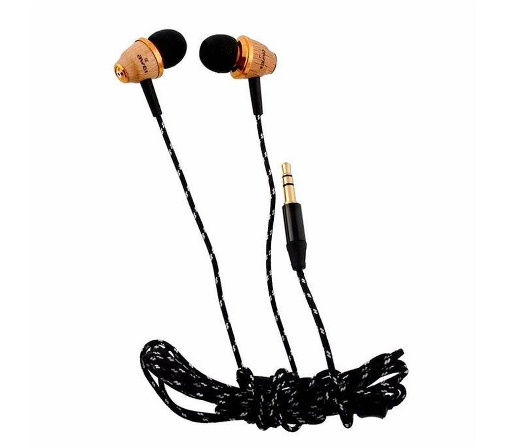 Awei ESQ5 Wired Earphone - Yellow