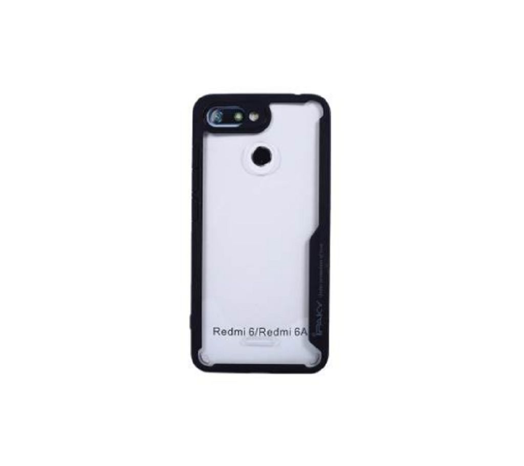 Bumper Protective Transparent Case for Redmi 6 / 6A - BlackBumper Protective Transparent Case for Redmi 6 / 6A - Black