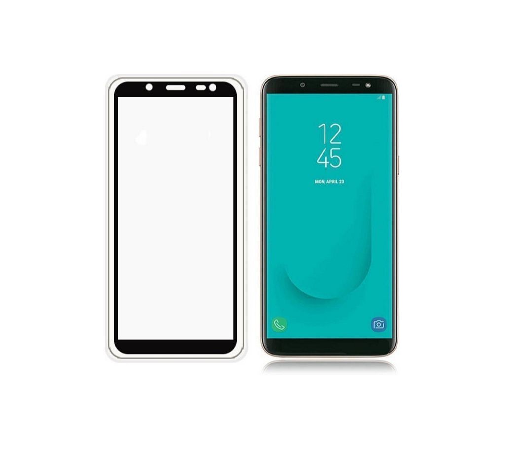 Samsung Galaxy J6 Plus (2018) Tempered 6D Glass Protector Full Glue