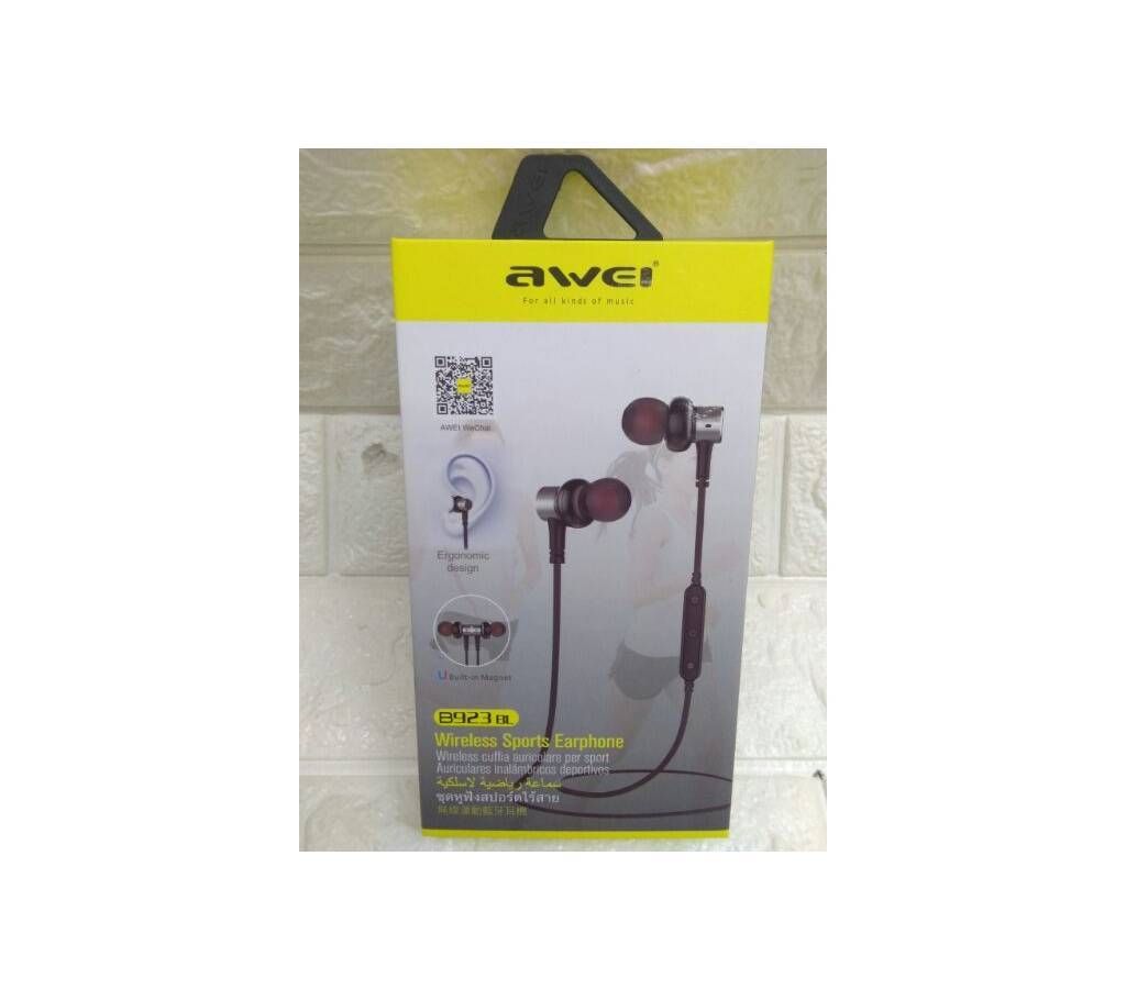 AWEI B 923 BL Magnetic Bluetooth Earphone