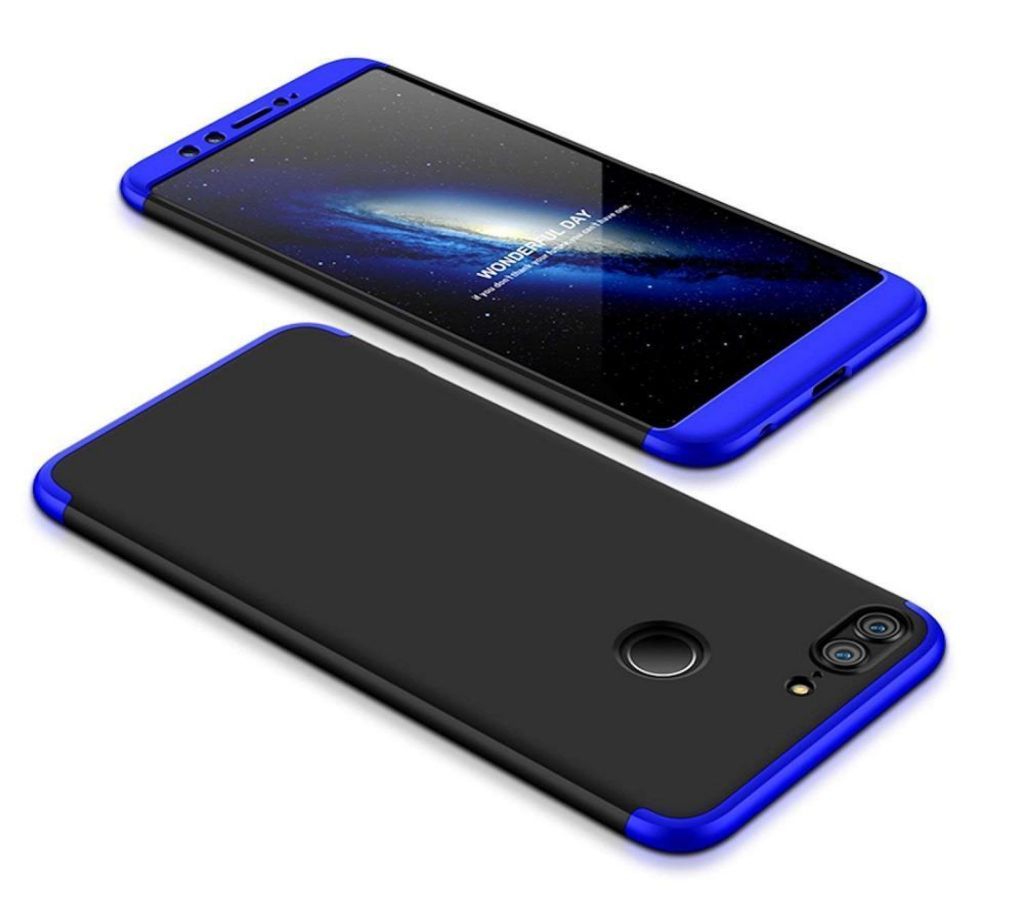 iPhone 5S 360 Degree GKK Phone Back Cover - Black and Blue