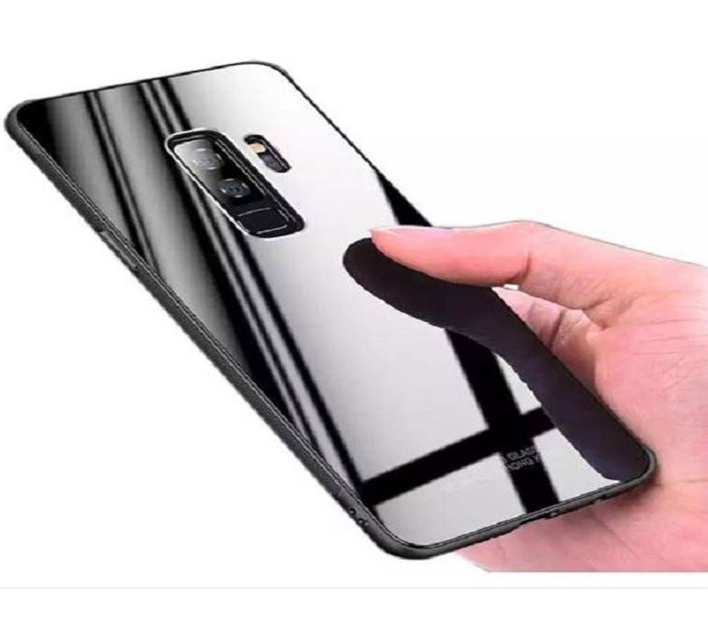 SAMSUNG GALAXY S9+ GLASS CASE BLACK  CHG