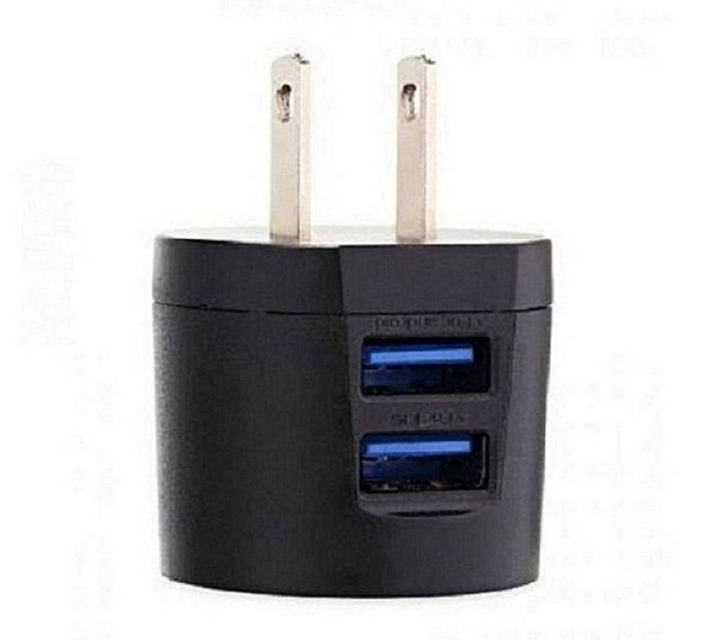 Awei Universal 2 USB 5V Power Charger Quick Travel