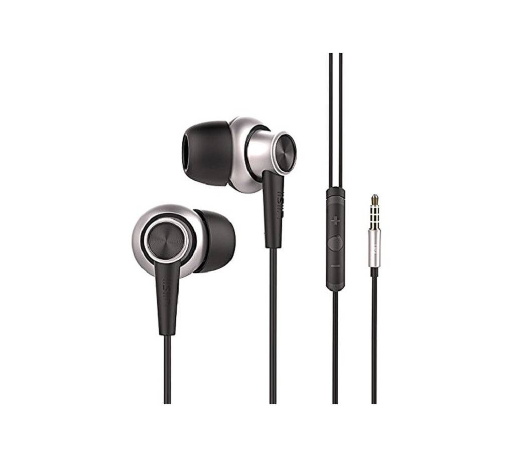 UiiSii HI 810 - Mic Volume Control Stereo In-Ear Headphone for Smartphone - Black
