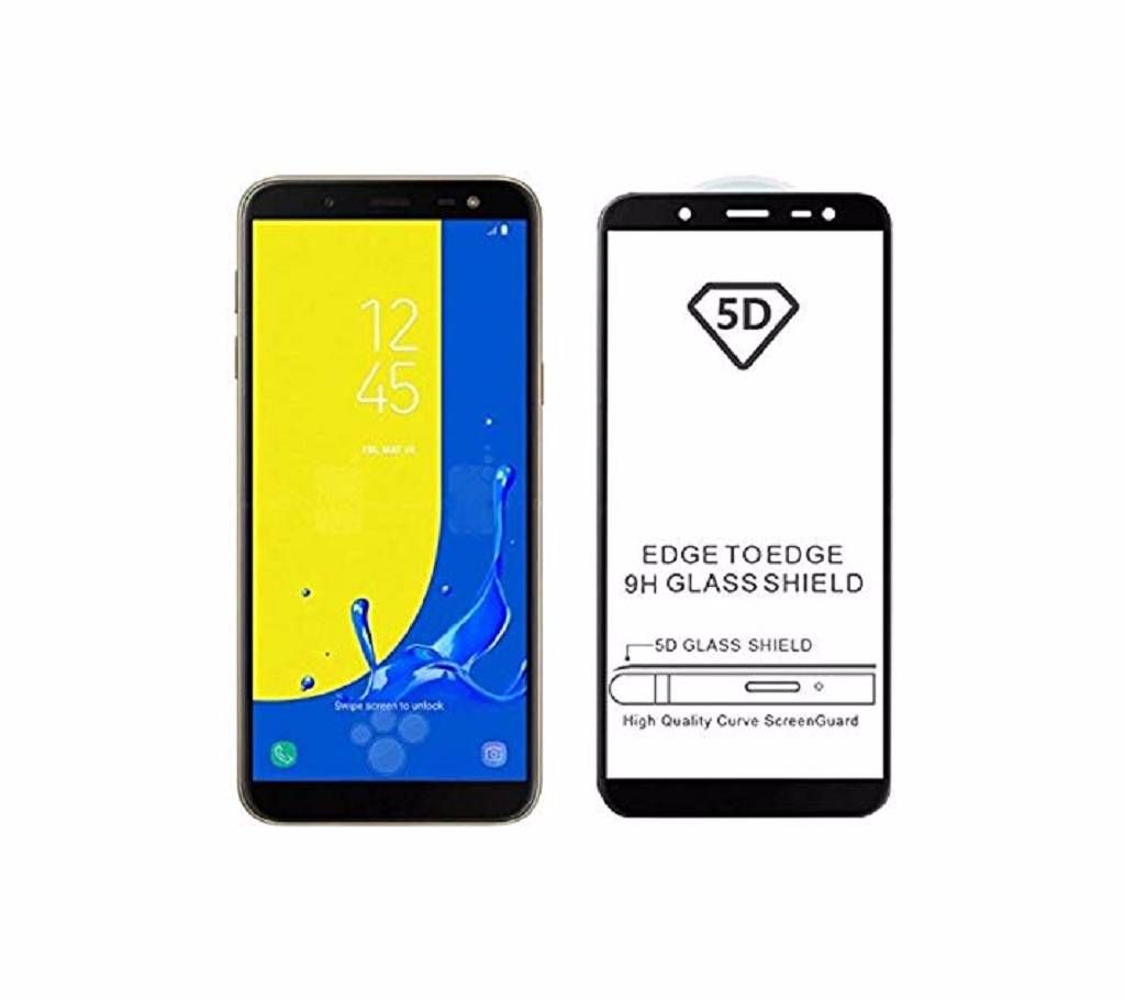 Samsung J6 2018 5D Screen Protector Black color