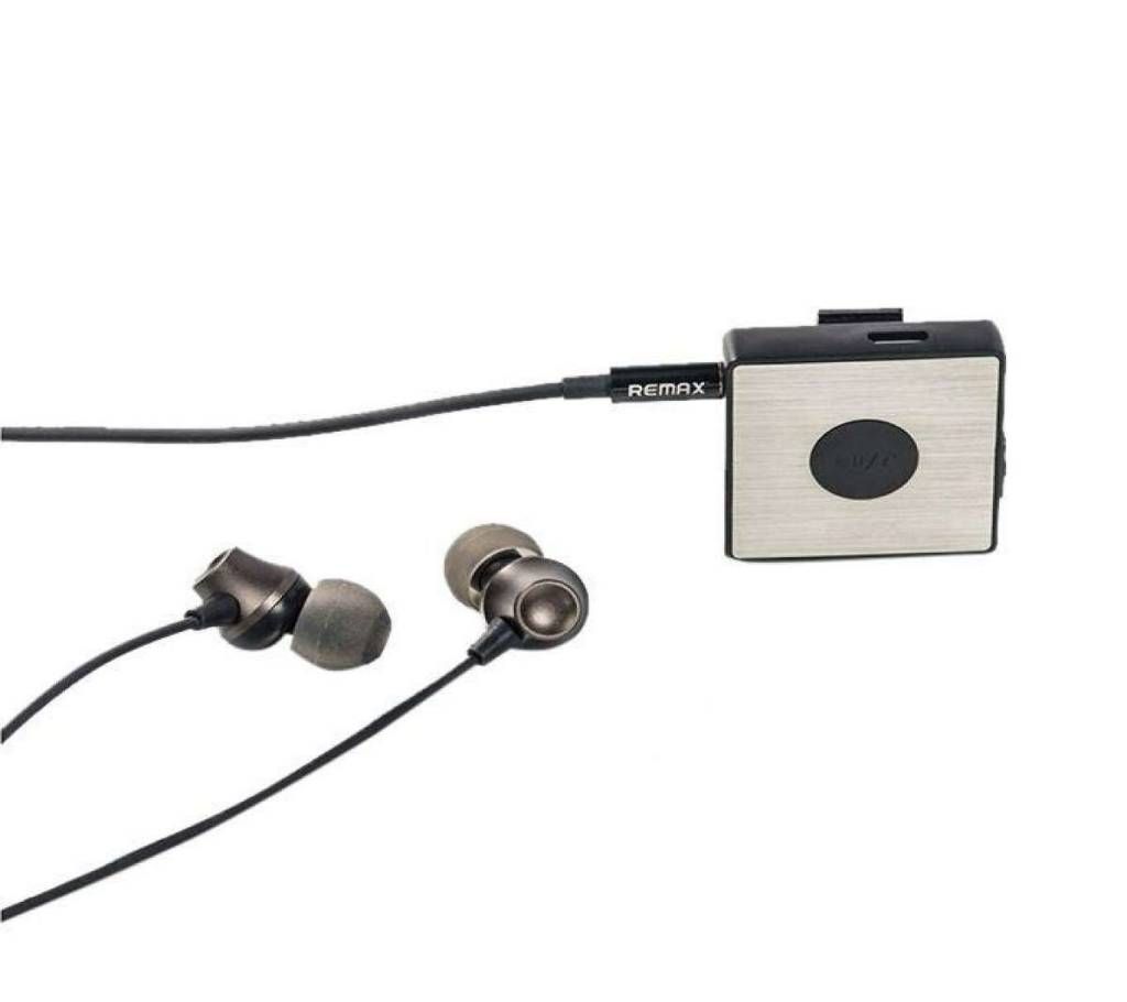 RB-S3 Black Sports Clip-On Wireless Stereo Bluetooth Headset