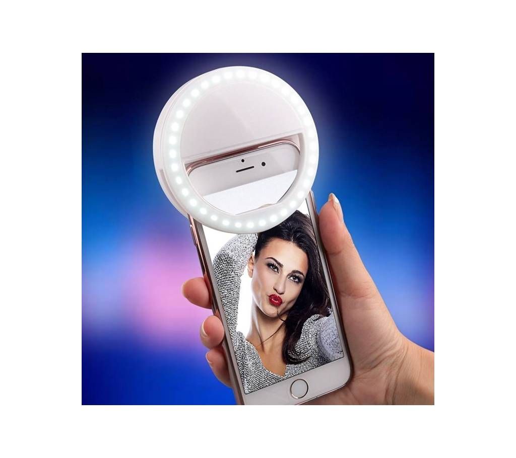 Rechargeable Portable Mini LED Selfie Ring Light