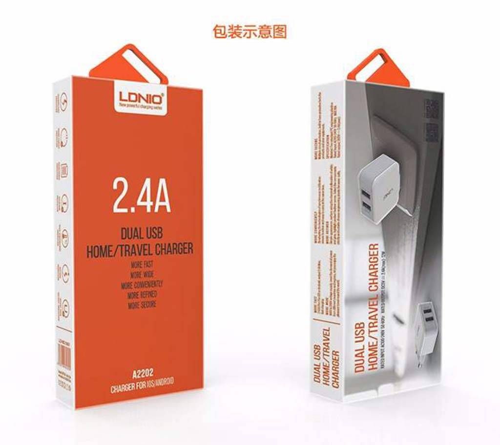 LDNIO travel charger with adapter 
