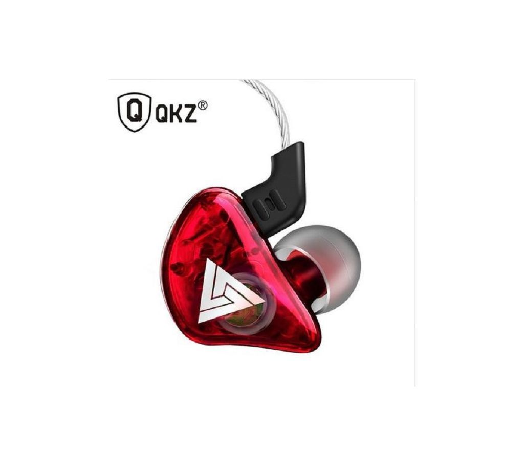 Original- QKZ CK5 Dual Driver Earphone Stereo Bass Sport headset