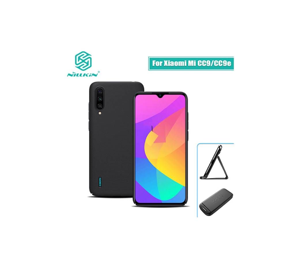 NILLKIN Frosted PC Matte hard back cover Gift Phone Holder for Xiaomi Mi CC9e