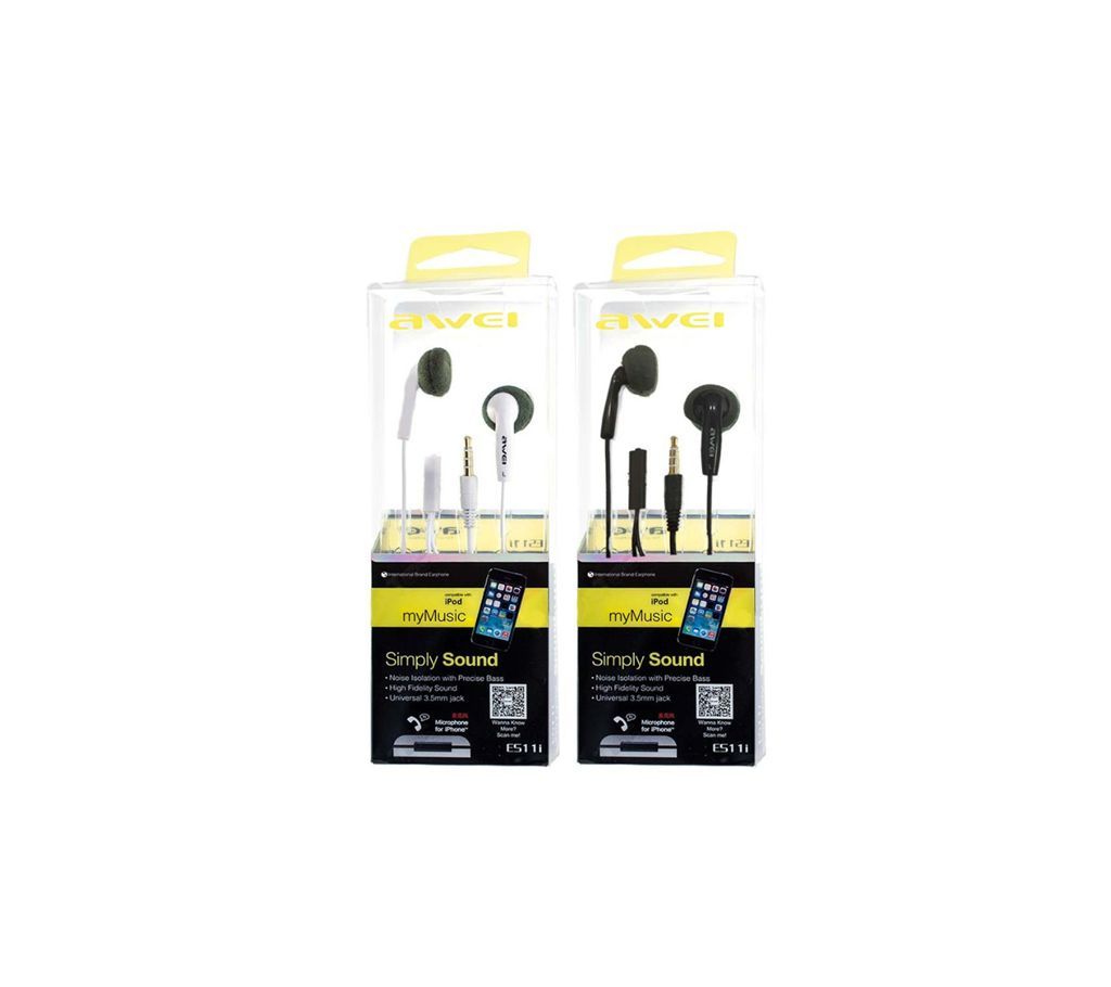 AWEI ES-11i Earphones With Microphone