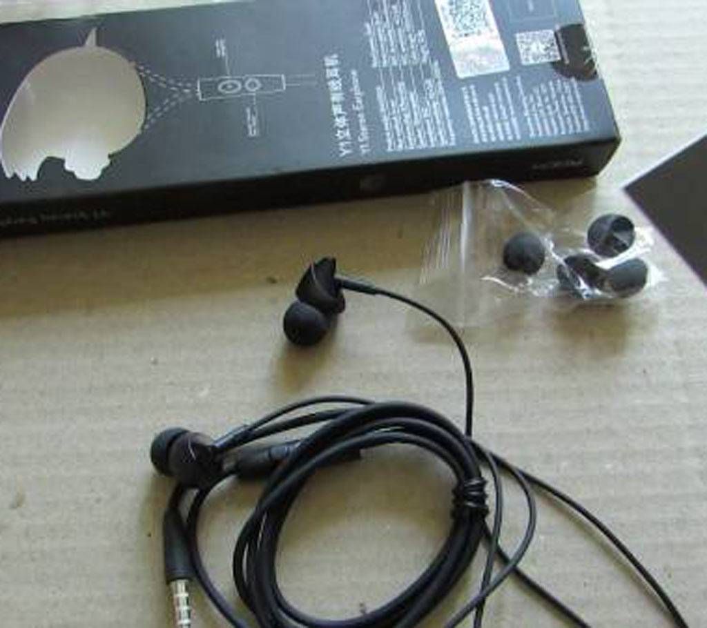 ROCK Y1 3.5mm 1.2M Stereo HiFi Earphone with Mic