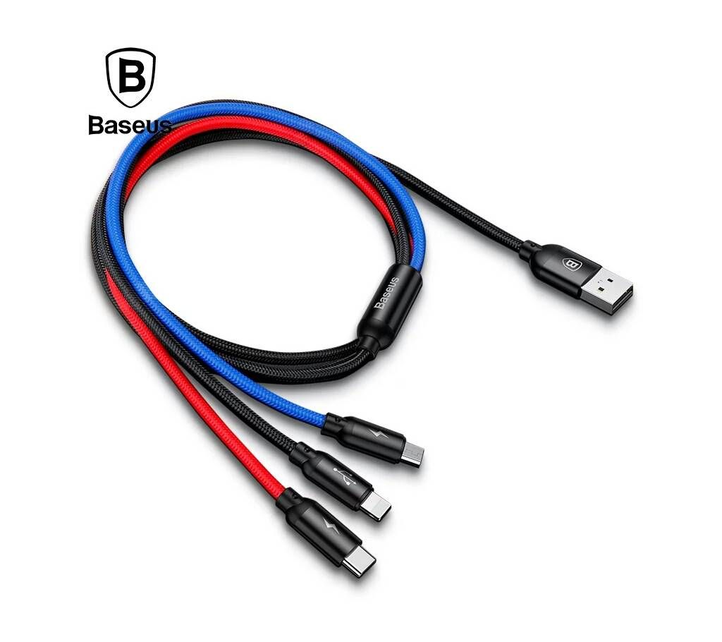 Baseus 3in1 Fast Charging Cable 3A
