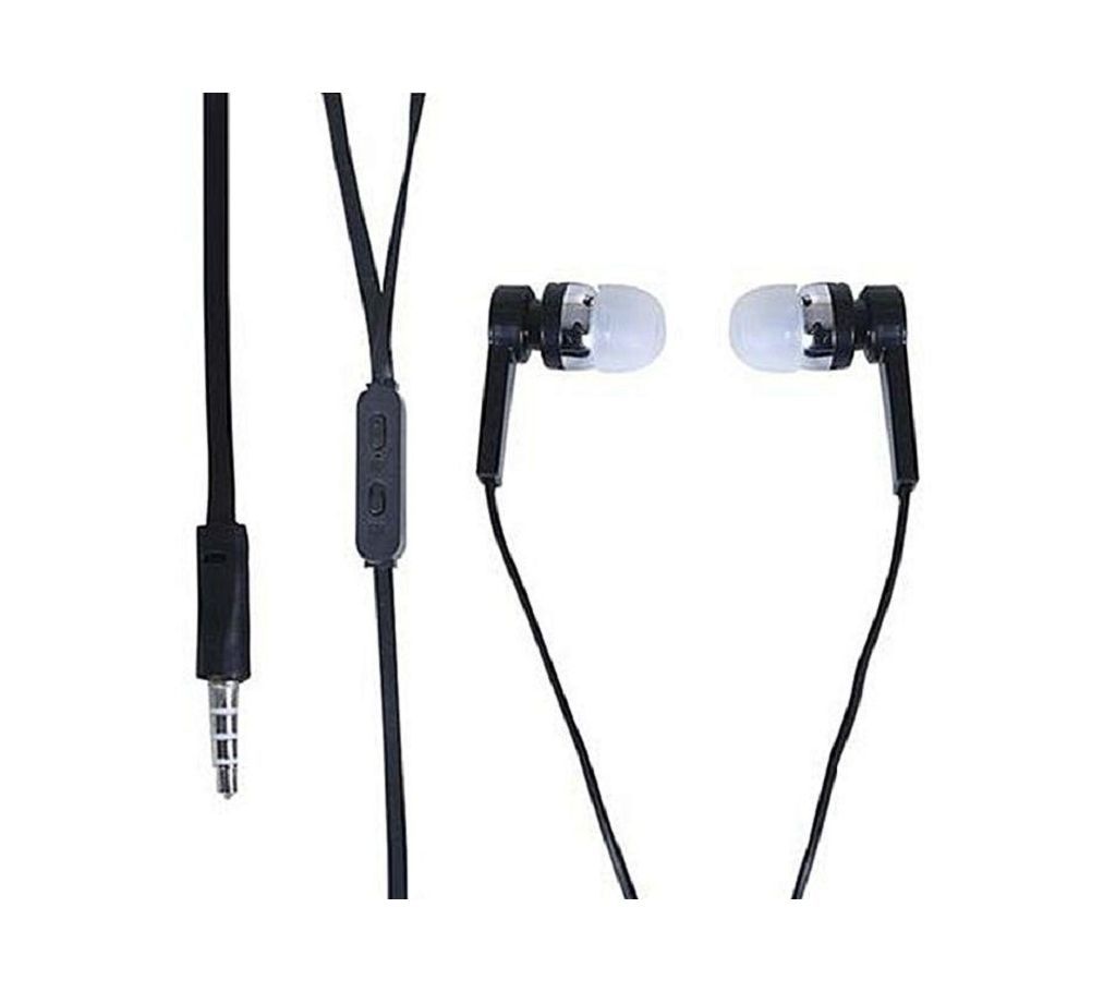 Black Qmobile Universal Earphone