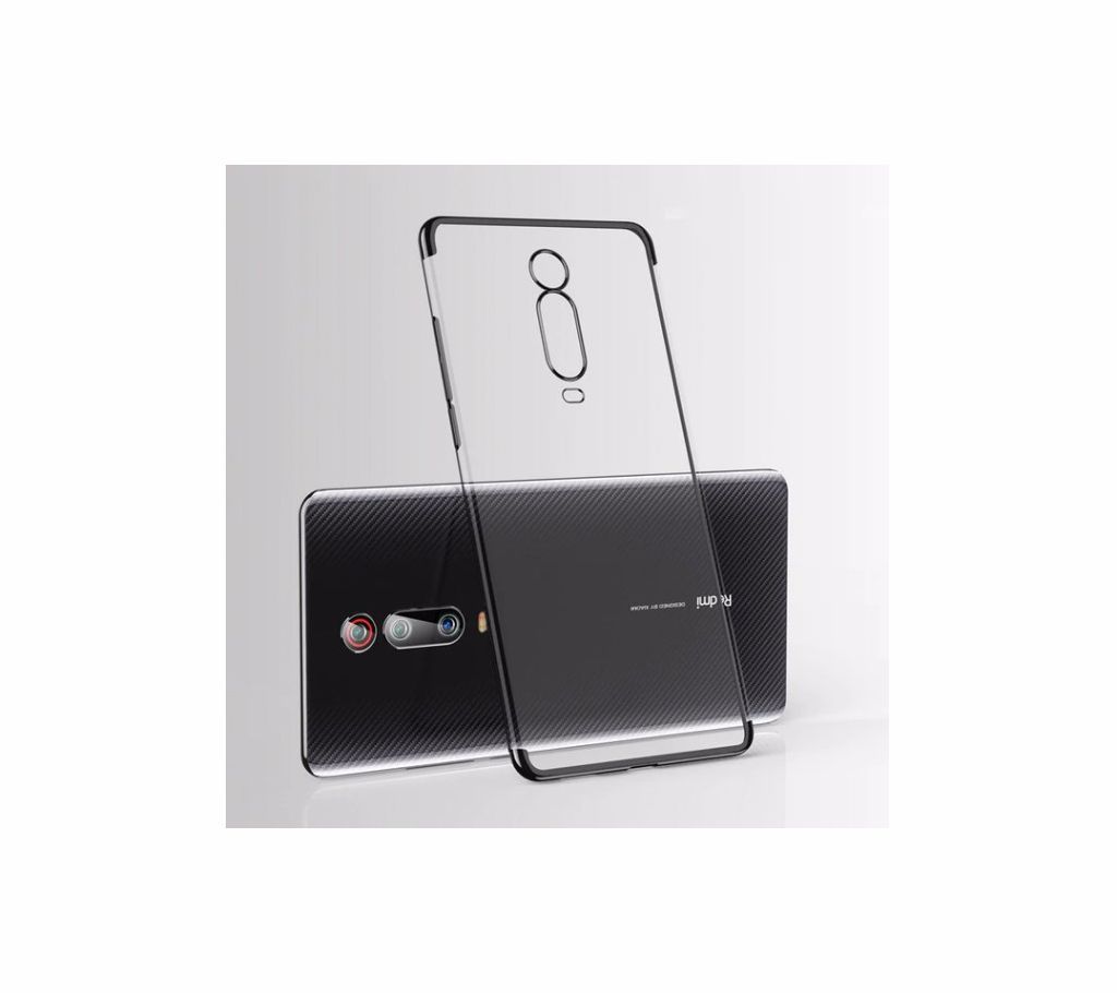 Ultra thin silicon transparent shining case for xiaomi 9t pro k20/K20pro