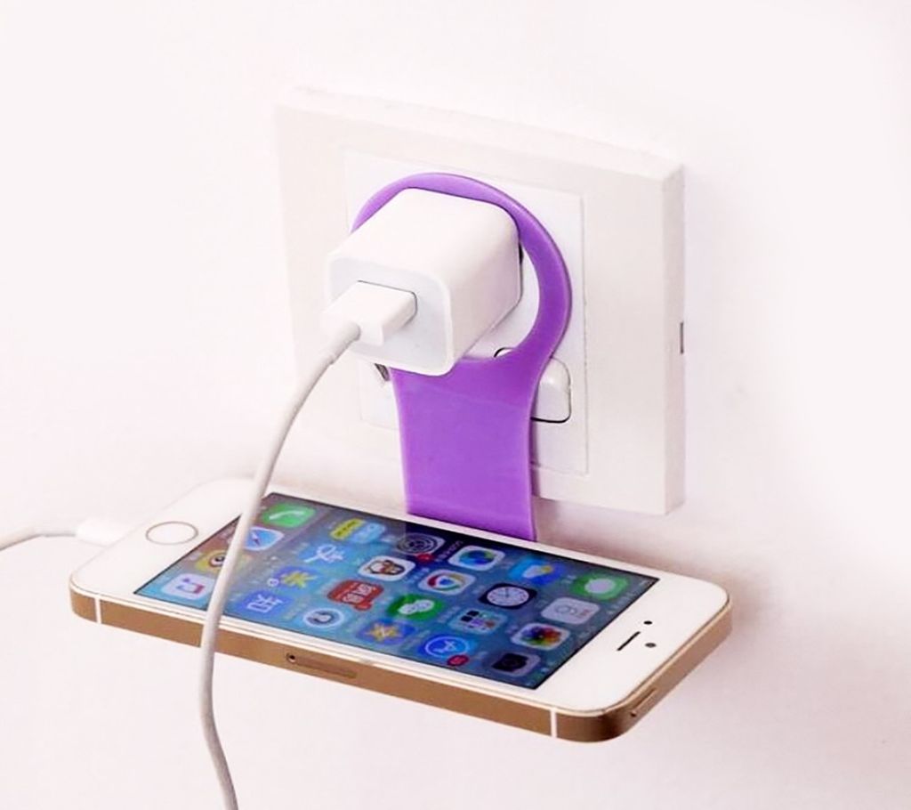 Cell Phone Wall Charger Hanger