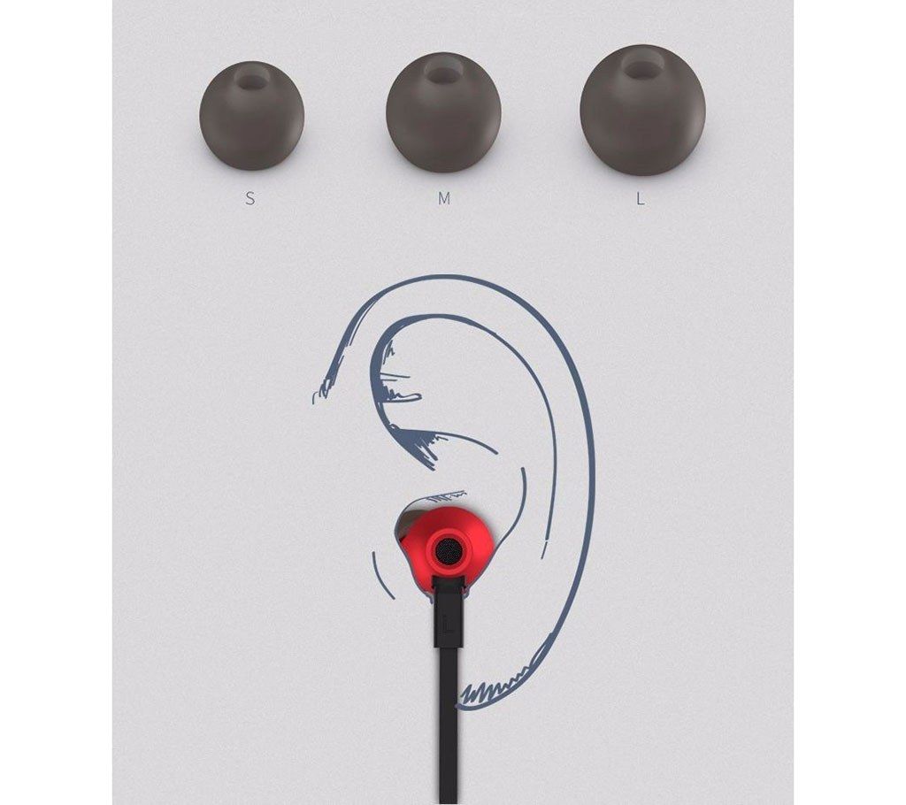 REMAX RM-610D Super Base Earphone (Red)