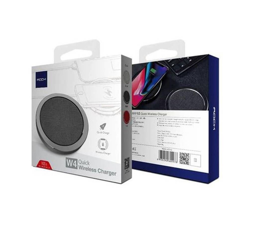 Rock Practical W4 Quick Wireless Charger - Black