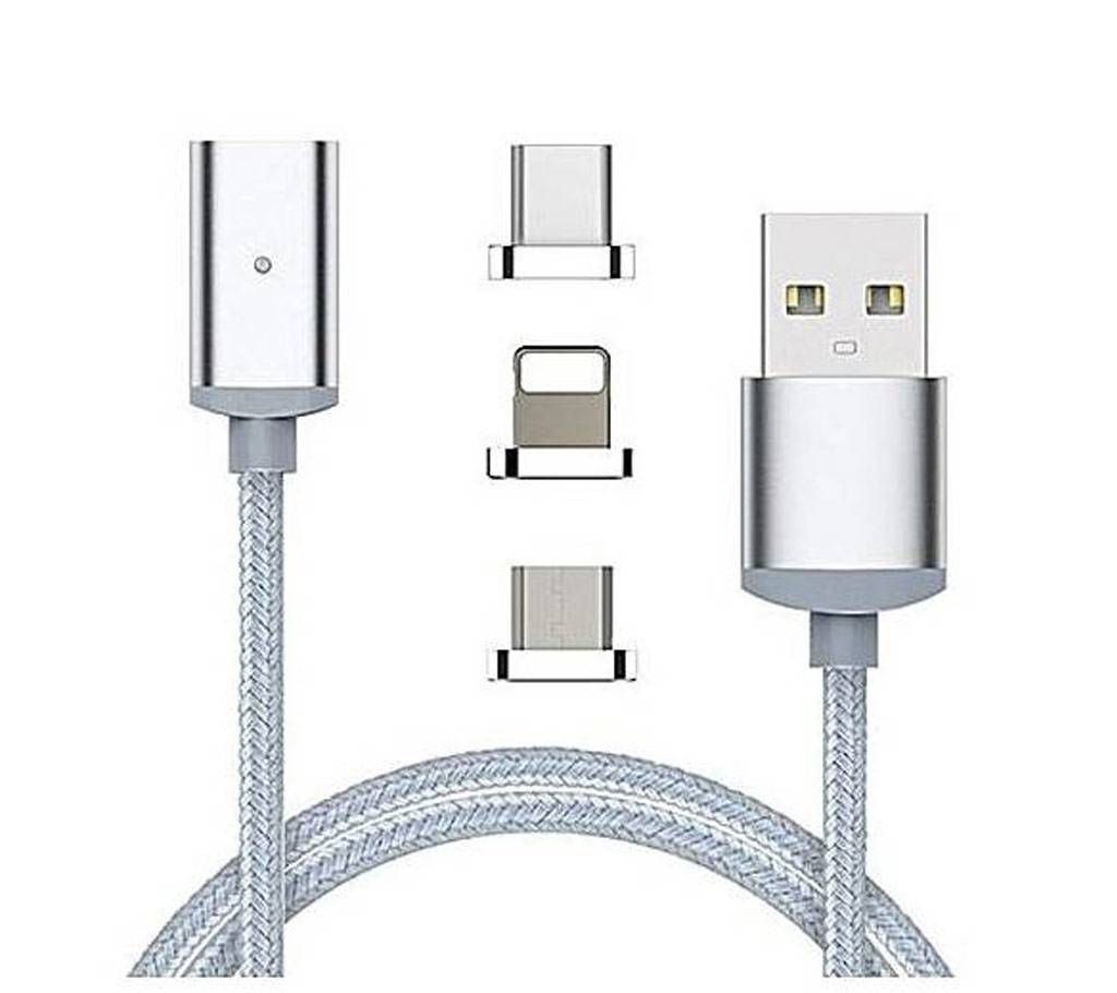 Metal Magnetic Data Cable Apple, Android and Type-C