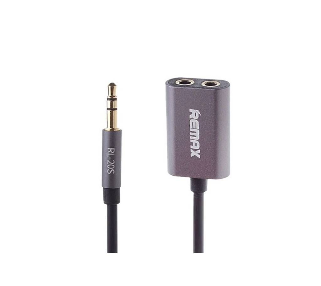 REMAX RL-S20 Audio Sharing Cable - Black