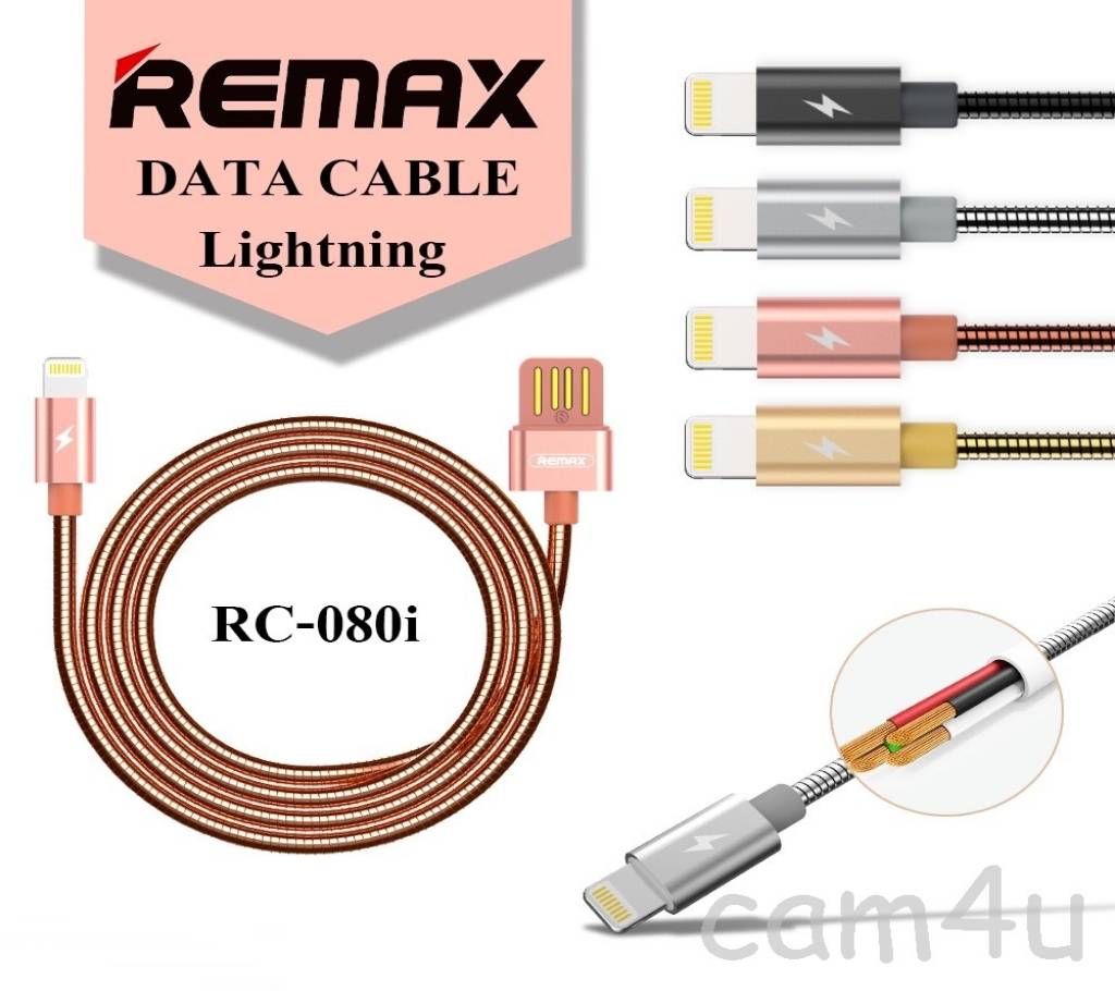 REMAX Silver Serpent Series Data Cable RC-080i for iPhone