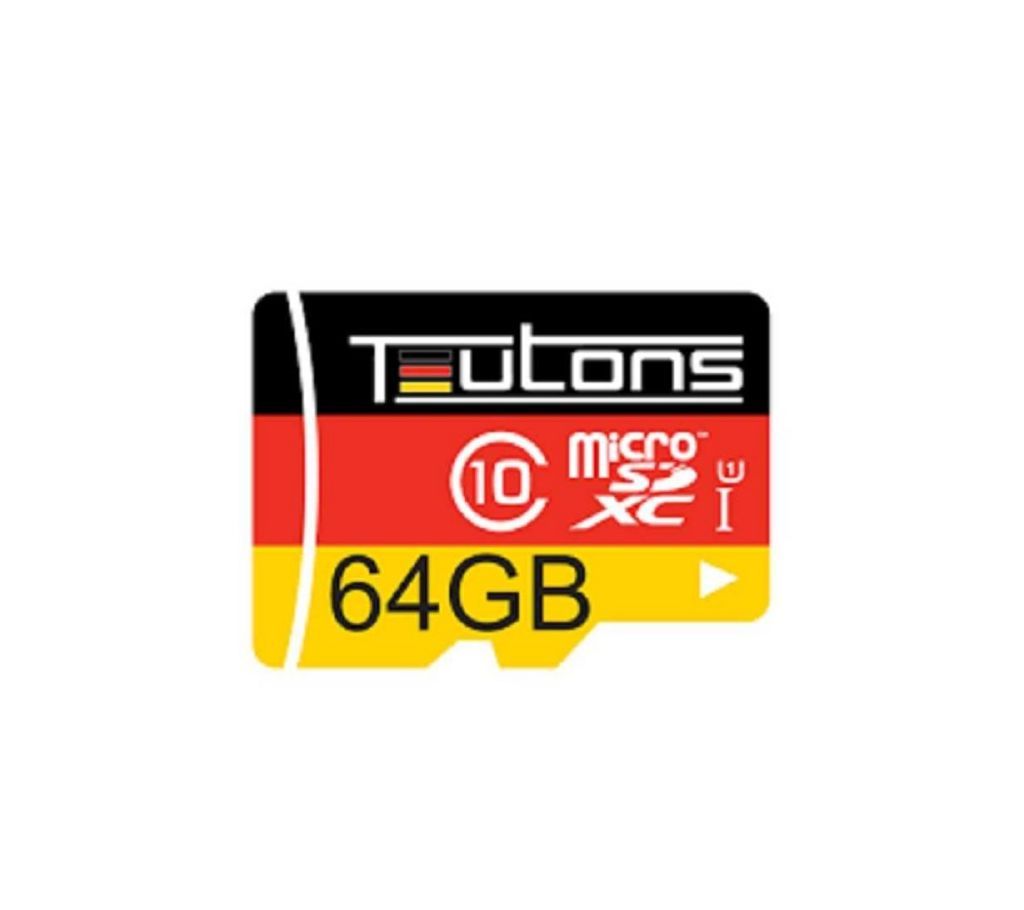 MEMORY CARD TEUTONS 64GB CLASS10