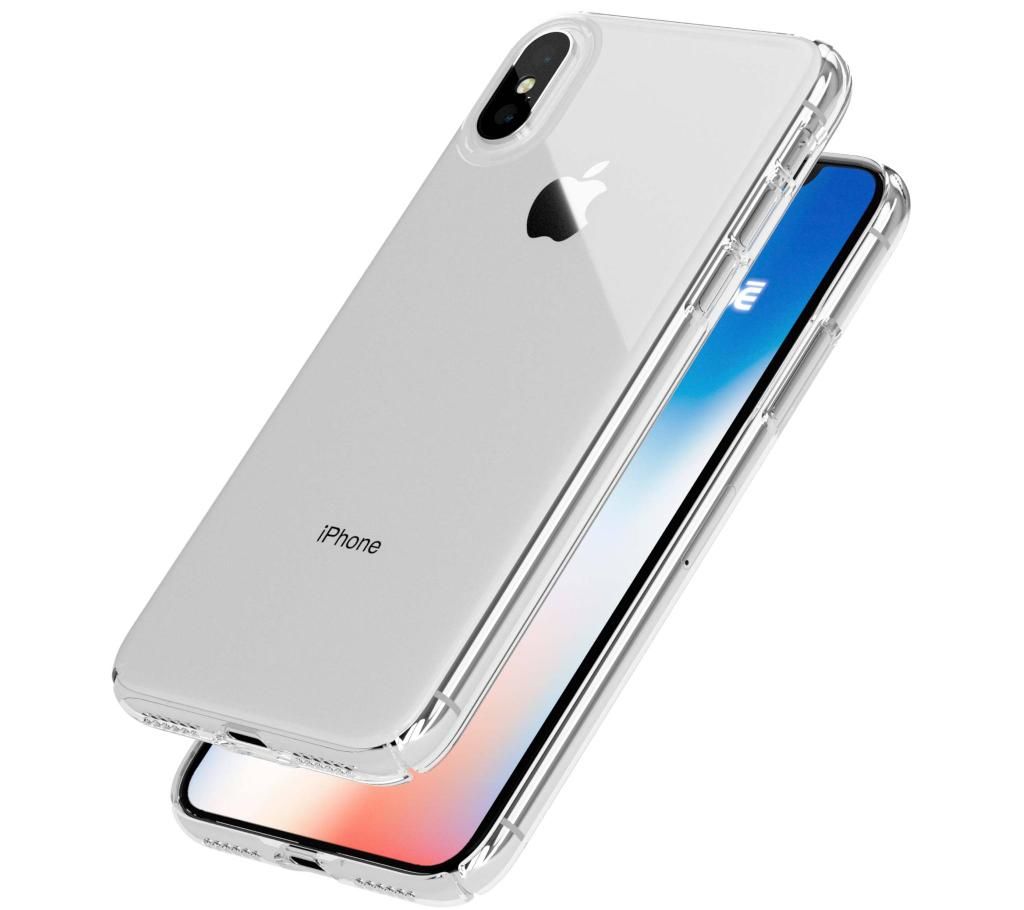 White Glossy Finish Back Cover for Apple iPhone X