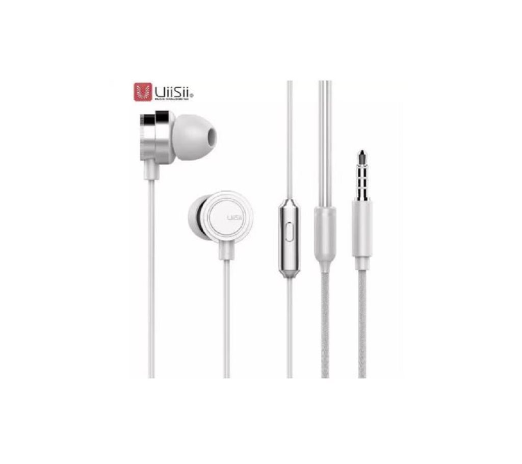 UiiSii HM13 Wired Noise Cancelling Dynamic Heavy Bass Music Metal In-ear with Mic Earphone