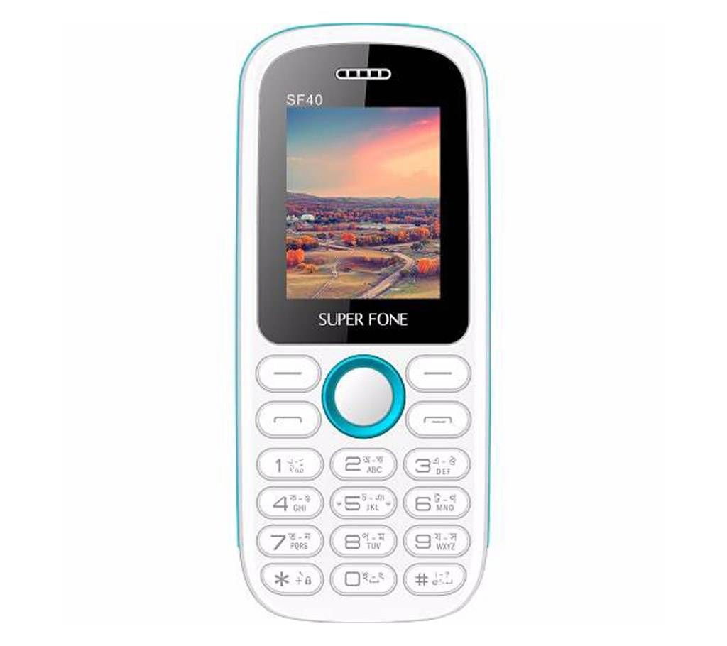 SUPER FONE SF40 White (Peoples Phone)