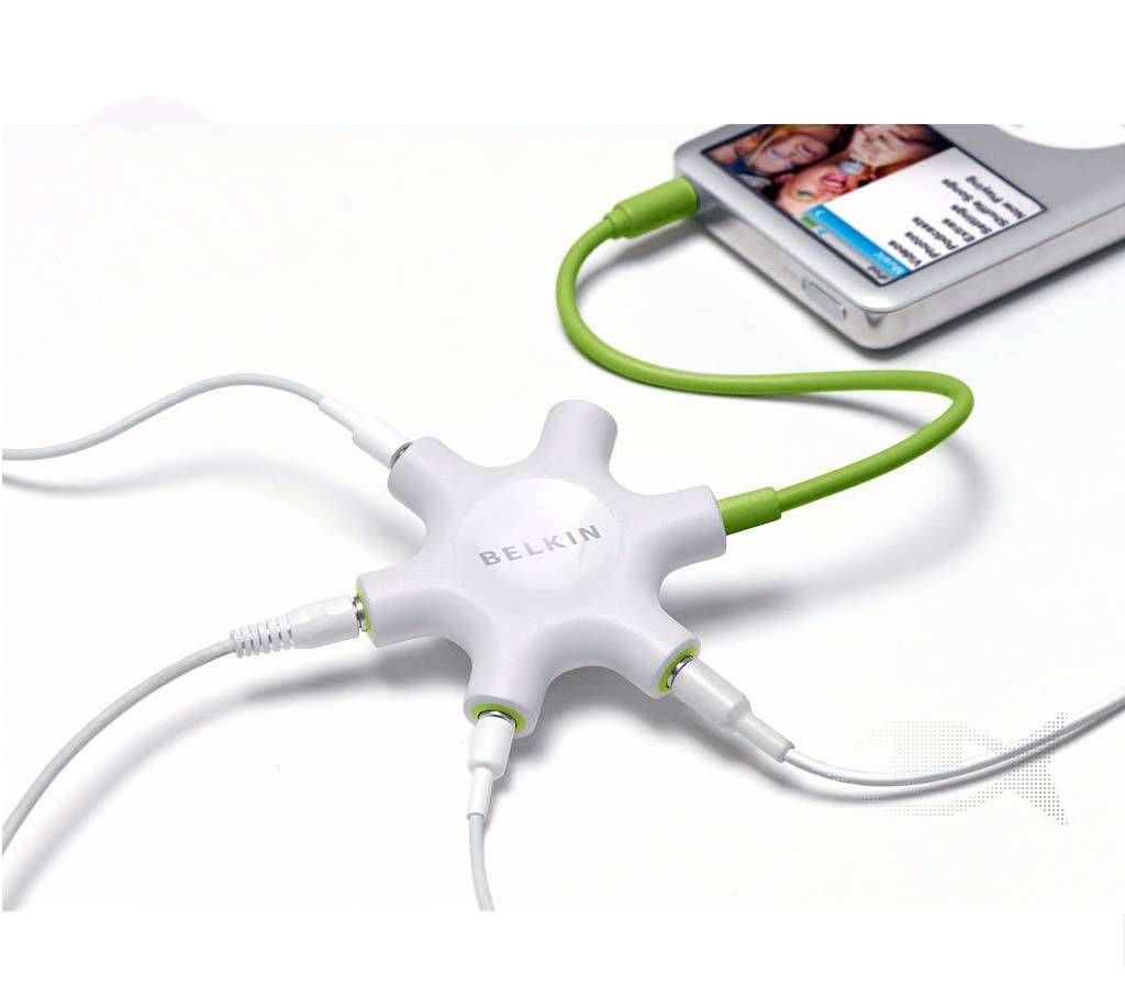 Budi Audio Aux Cable- 5 ports 