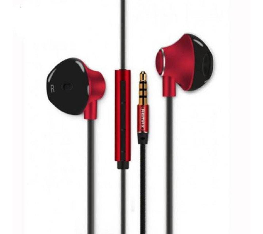 Remax RM-733 HiFi In-Ear Earphone with Pouch-Red