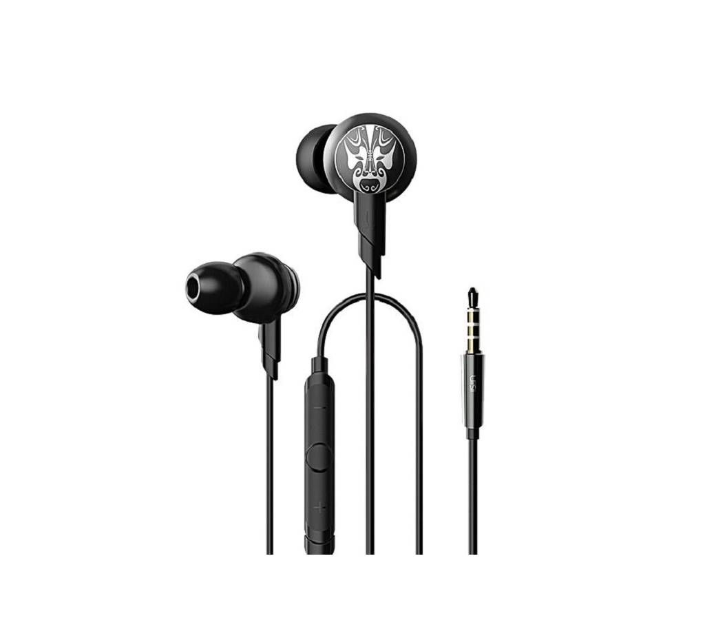 UiiSii HI-805 HiFi Super Bass Stereo Headphone - Black
