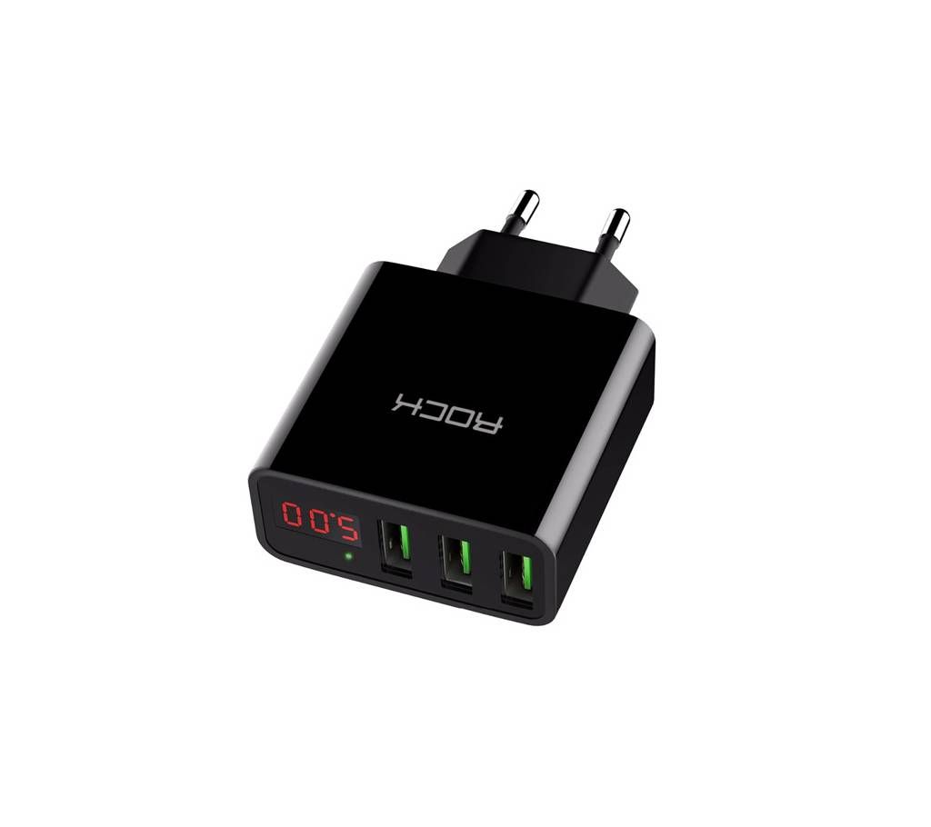 Rock T14 3 Ports Travel Charger
