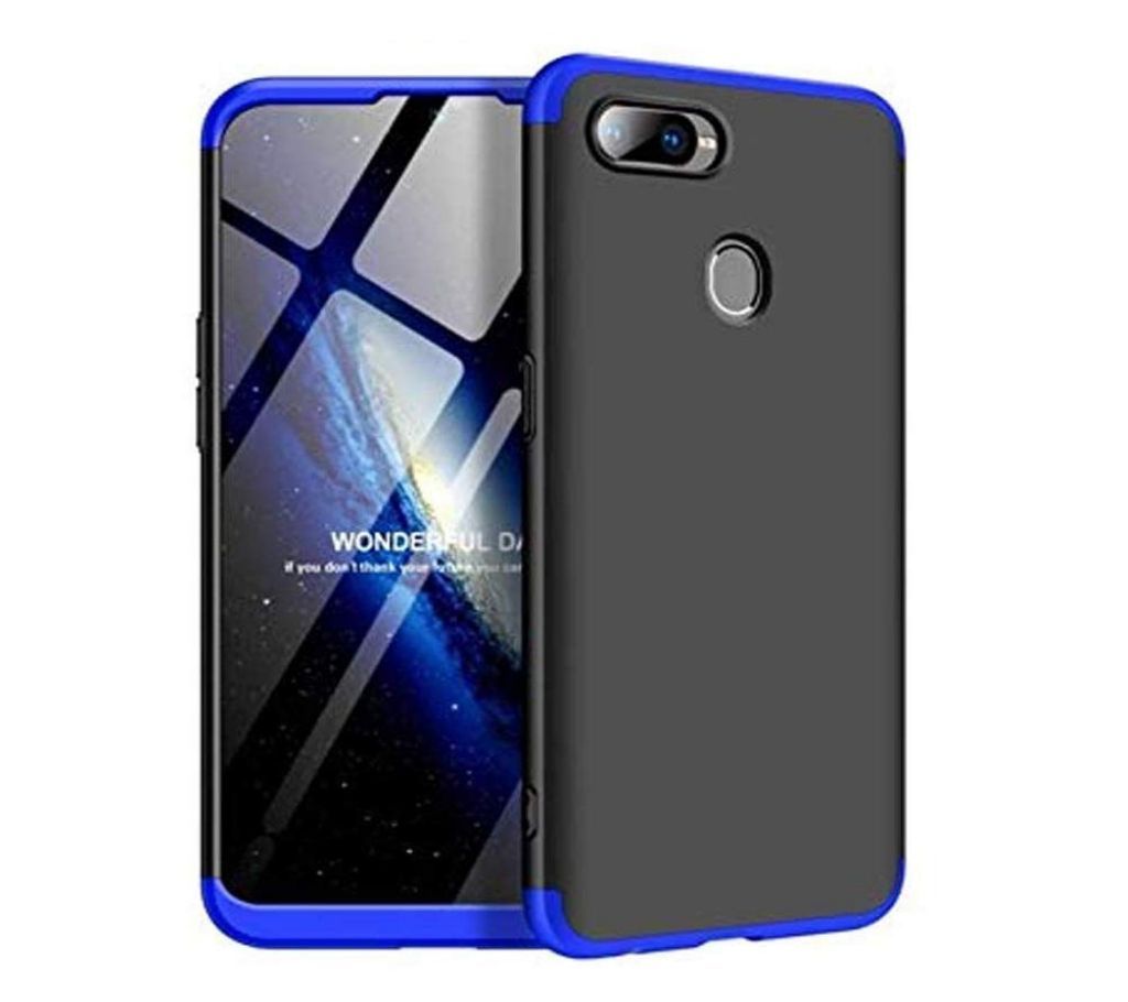 Oppo AX7 360 Degree GKK Phone Back Cover - Black