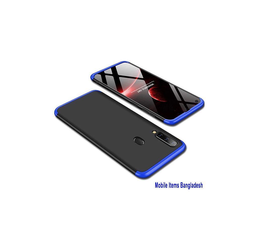 360 Degree Phone Case-Blue And Black For Samsung Galaxy A60 