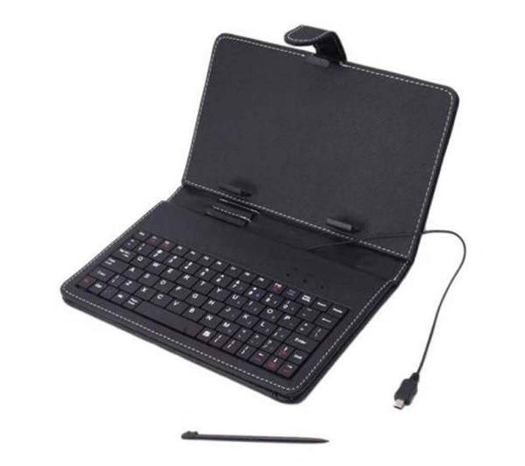 7” Tab Cover With Keyboard - Black