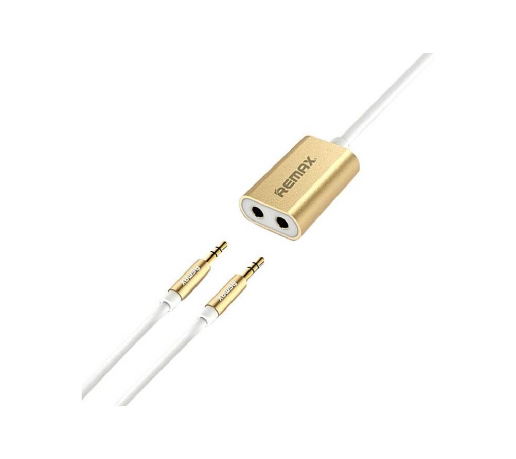 REMAX RL-S20 Audio Sharing Cable -golden