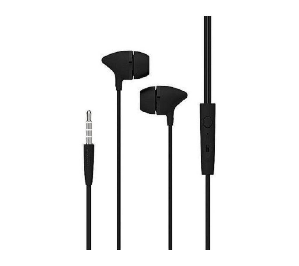 C100 In Ear Wired Earphones - Black